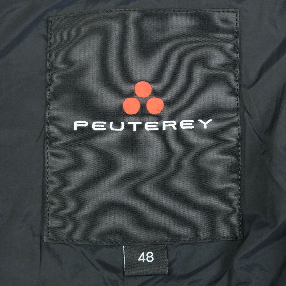 PEUTEREY ピューテリー 47253051 HURRICANE ハリケーン ラビットファー フーディ ダウン コート ダークネイビー系 215 48【美品】【中古】