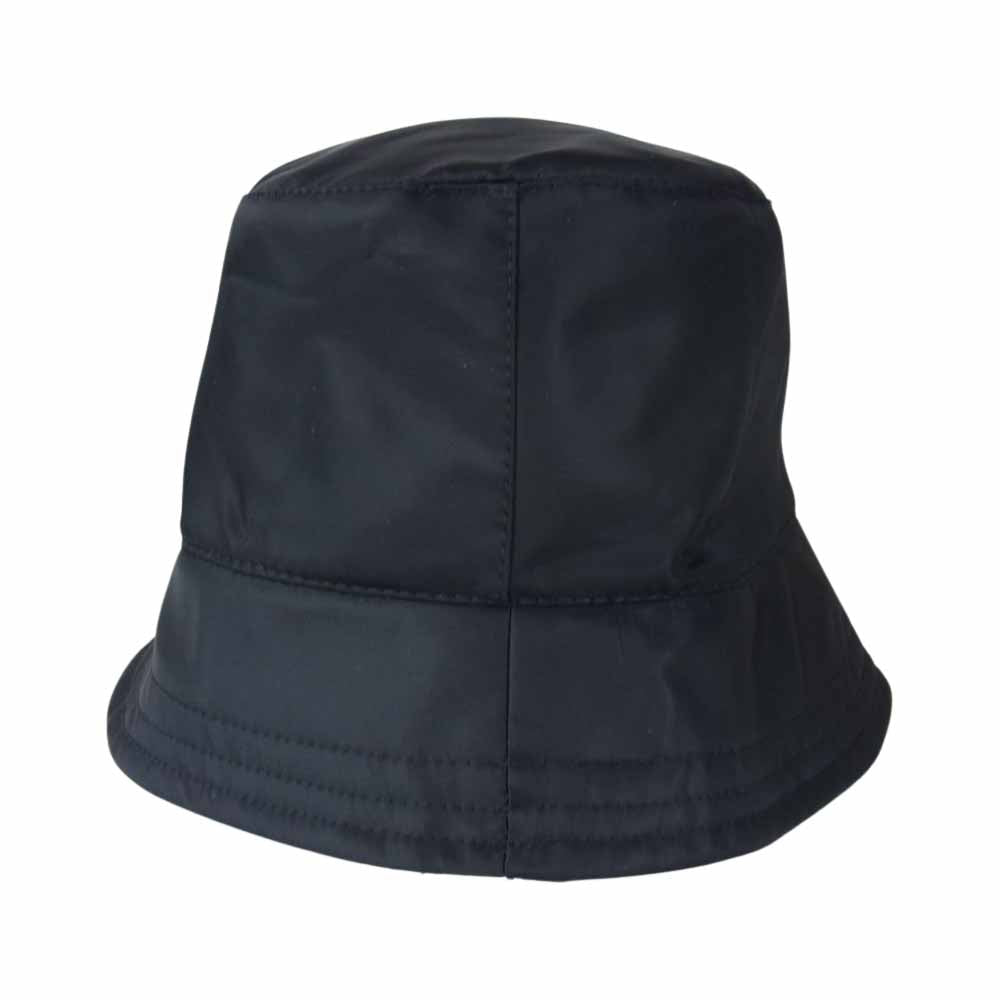 OFF-WHITE オフホワイト BF20CEF047 Reversible リバーシブル ロゴプリント バケットハット ブラック系【美品】【中古】