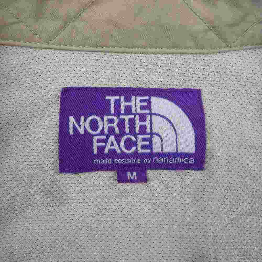 THE NORTH FACE ノースフェイス NT3202N PURPLE LABEL Lightweight Twill B.D. Work Shirt パープル レーベル ライトウェイト ツイル B.D.ワーク 長袖 シャツ ベージュ系 M【中古】