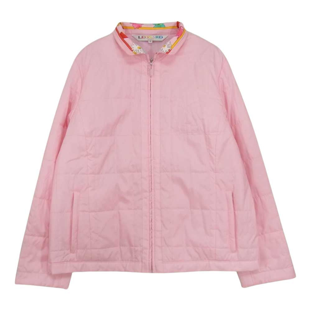 LEONARD レオナール SPORT スポーツ 花柄 フラワープリント ピンク ジャケット  ピンク系 42【中古】