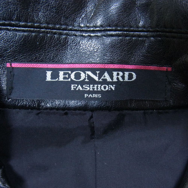 LEONARD レオナール FASHION ファッション キルティング モノトーン ジャケット マルチカラー系 ブラック系 ホワイト系 11AR【中古】