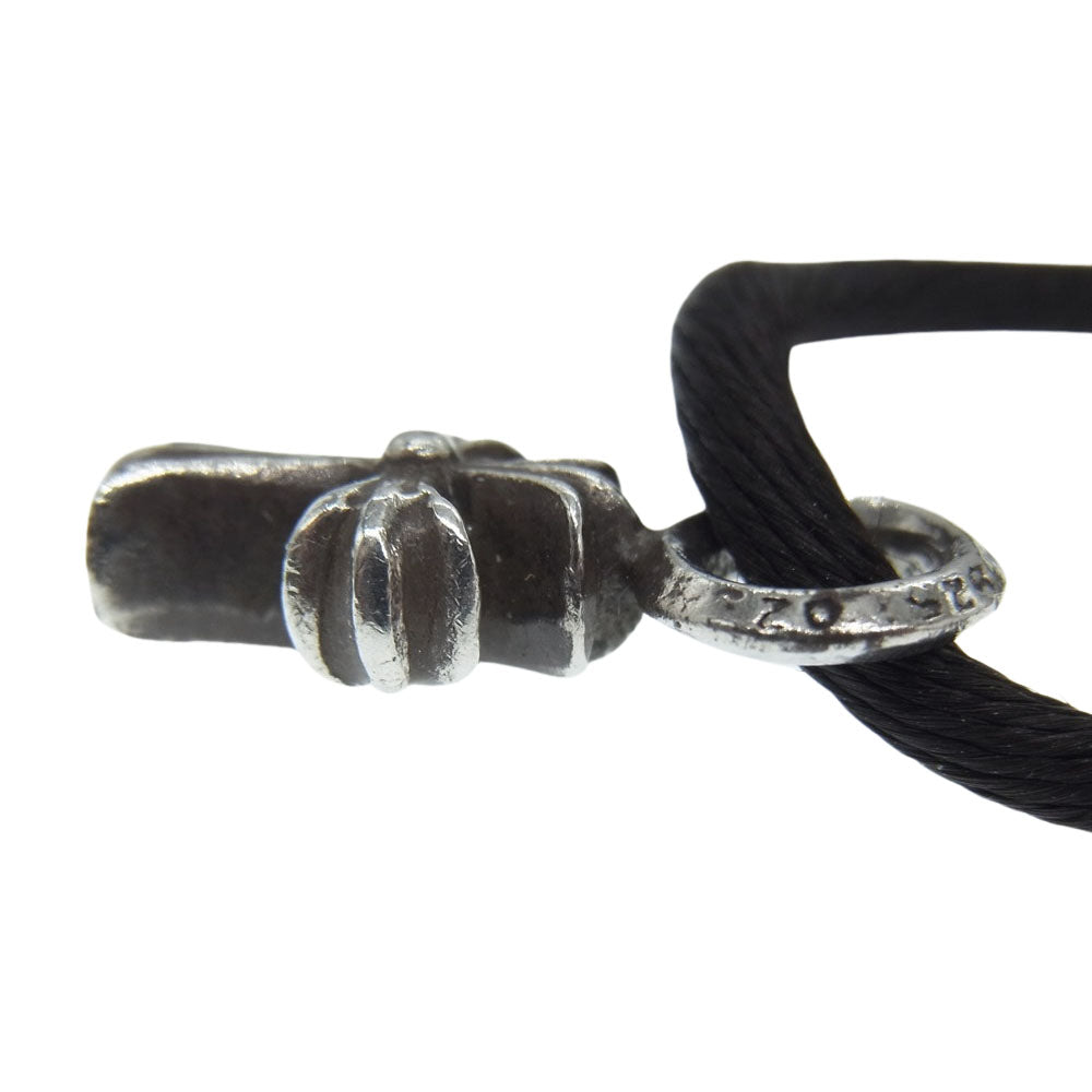 CHROME HEARTS クロムハーツ（原本無） KZ CHクロス スタック ブレスレット シルバー系【中古】