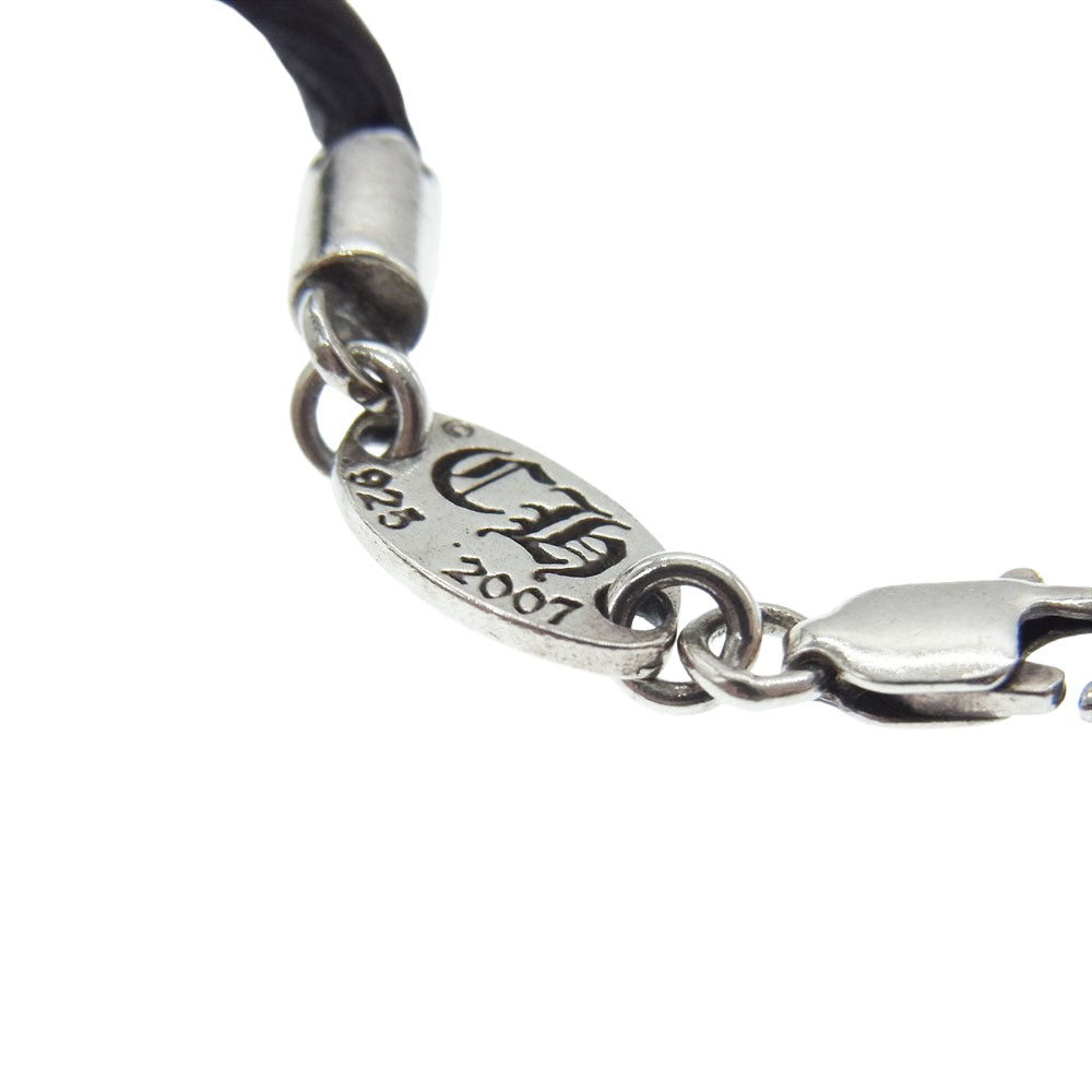 CHROME HEARTS クロムハーツ（原本無） KZ CHクロス スタック ブレスレット シルバー系【中古】