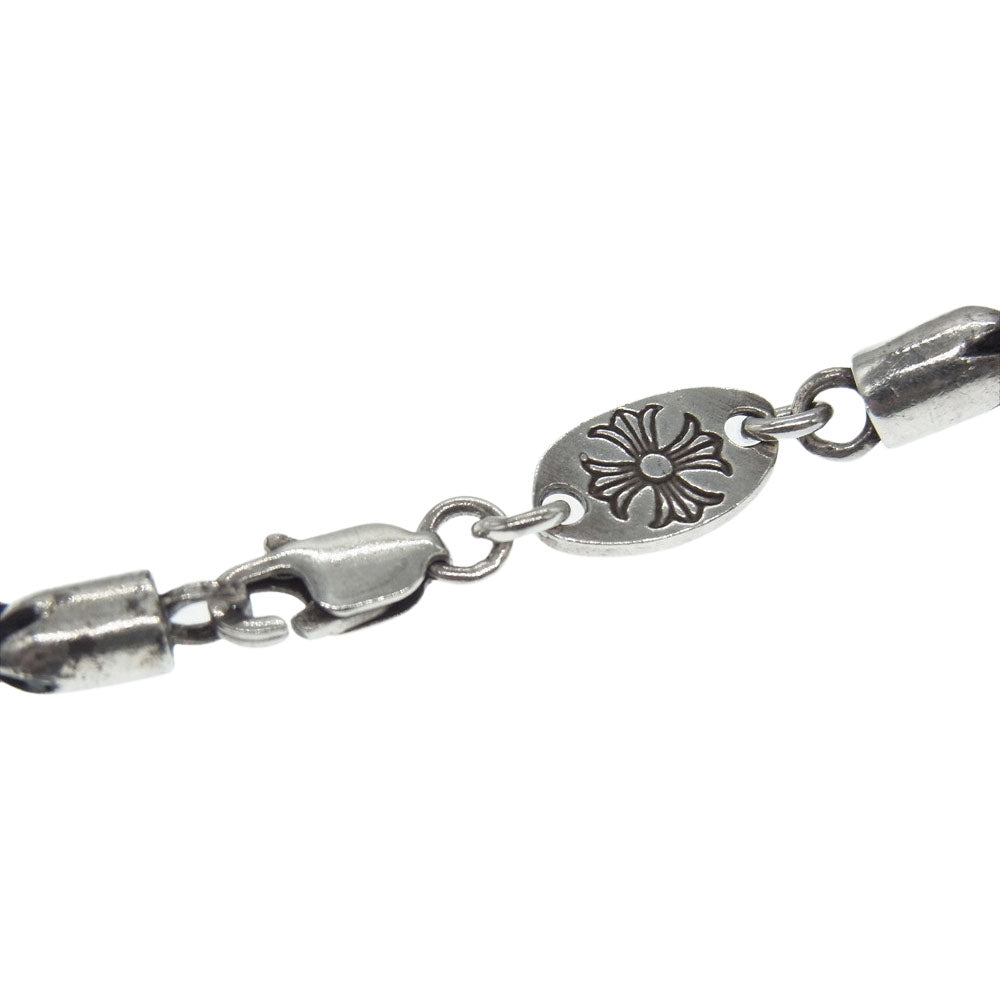CHROME HEARTS クロムハーツ（原本無） KZ CHクロス スタック ブレスレット シルバー系【中古】