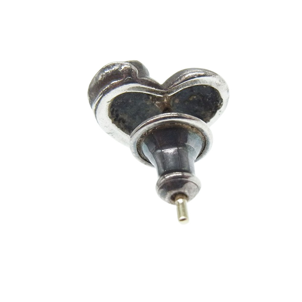 CHROME HEARTS クロムハーツ（原本無） ハート スタッド ピアス　 シルバー系【中古】
