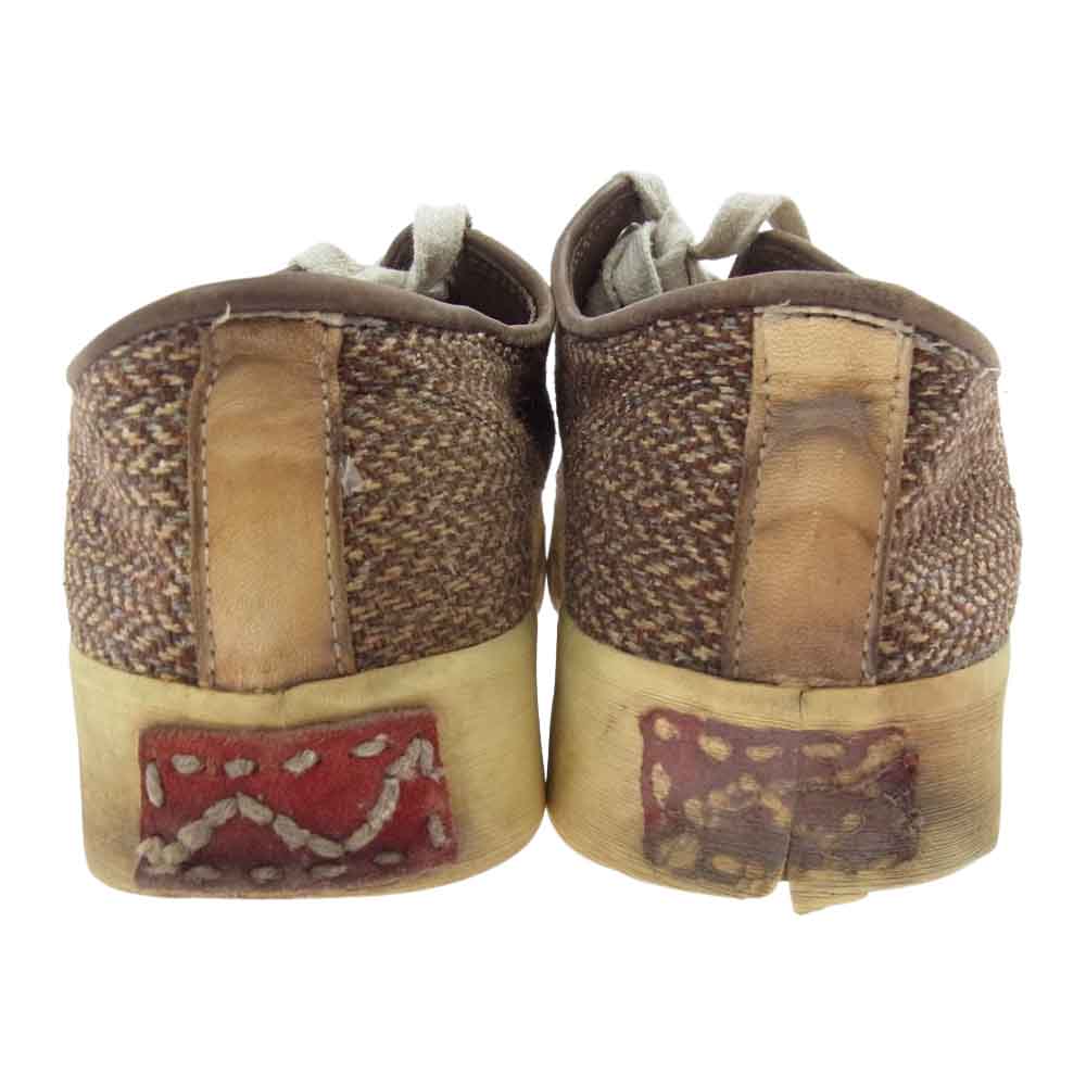 VISVIM ビズビム SKAGWAY LO TWEED スカグウェイ ツイード ローカット スニーカー ブラウン系 ライトブラウン系 US8.5【中古】