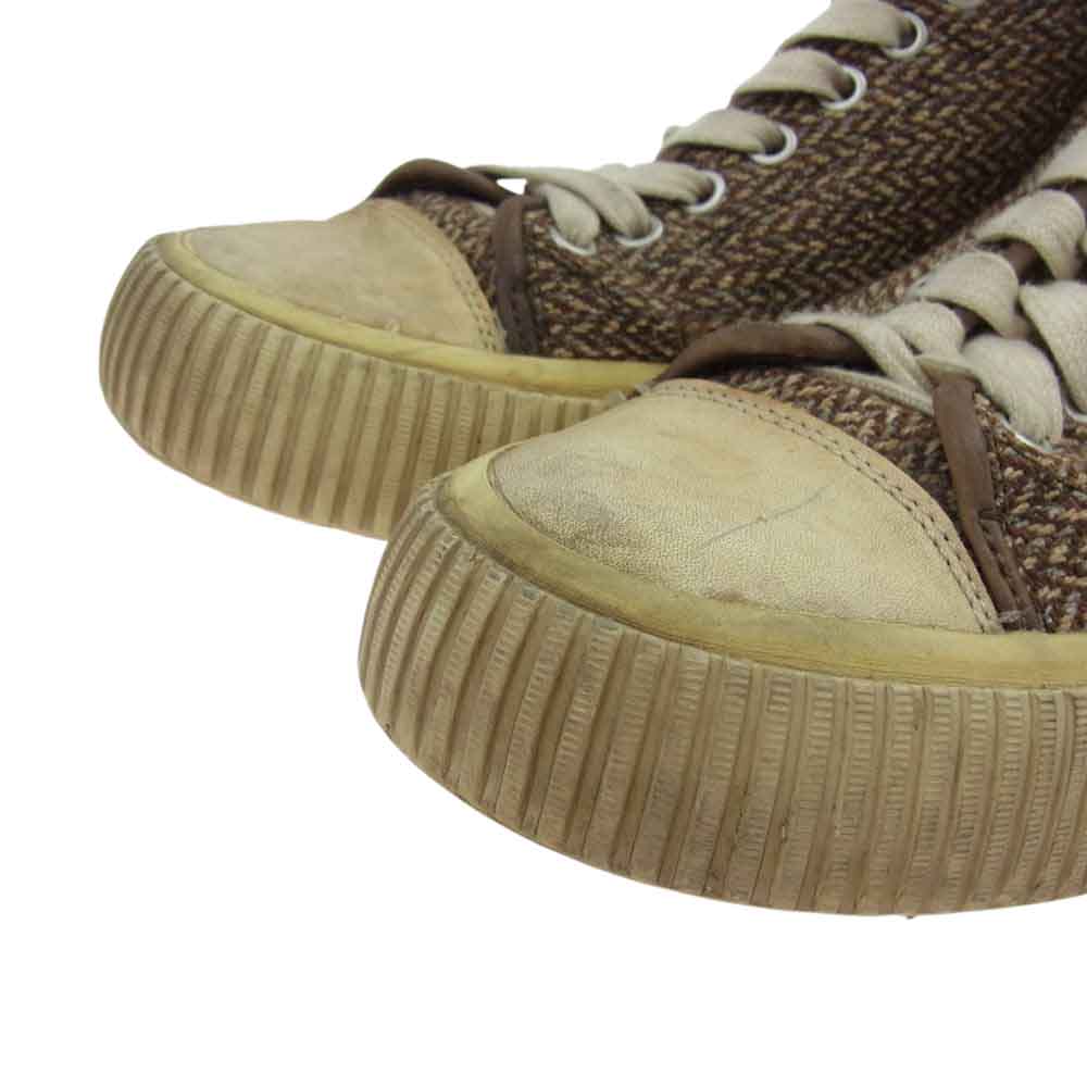 VISVIM ビズビム SKAGWAY LO TWEED スカグウェイ ツイード ローカット スニーカー ブラウン系 ライトブラウン系 US8.5【中古】