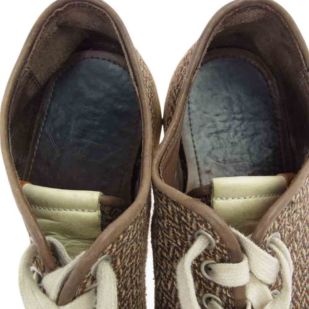 VISVIM ビズビム SKAGWAY LO TWEED スカグウェイ ツイード ローカット スニーカー ブラウン系 ライトブラウン系 US8.5【中古】