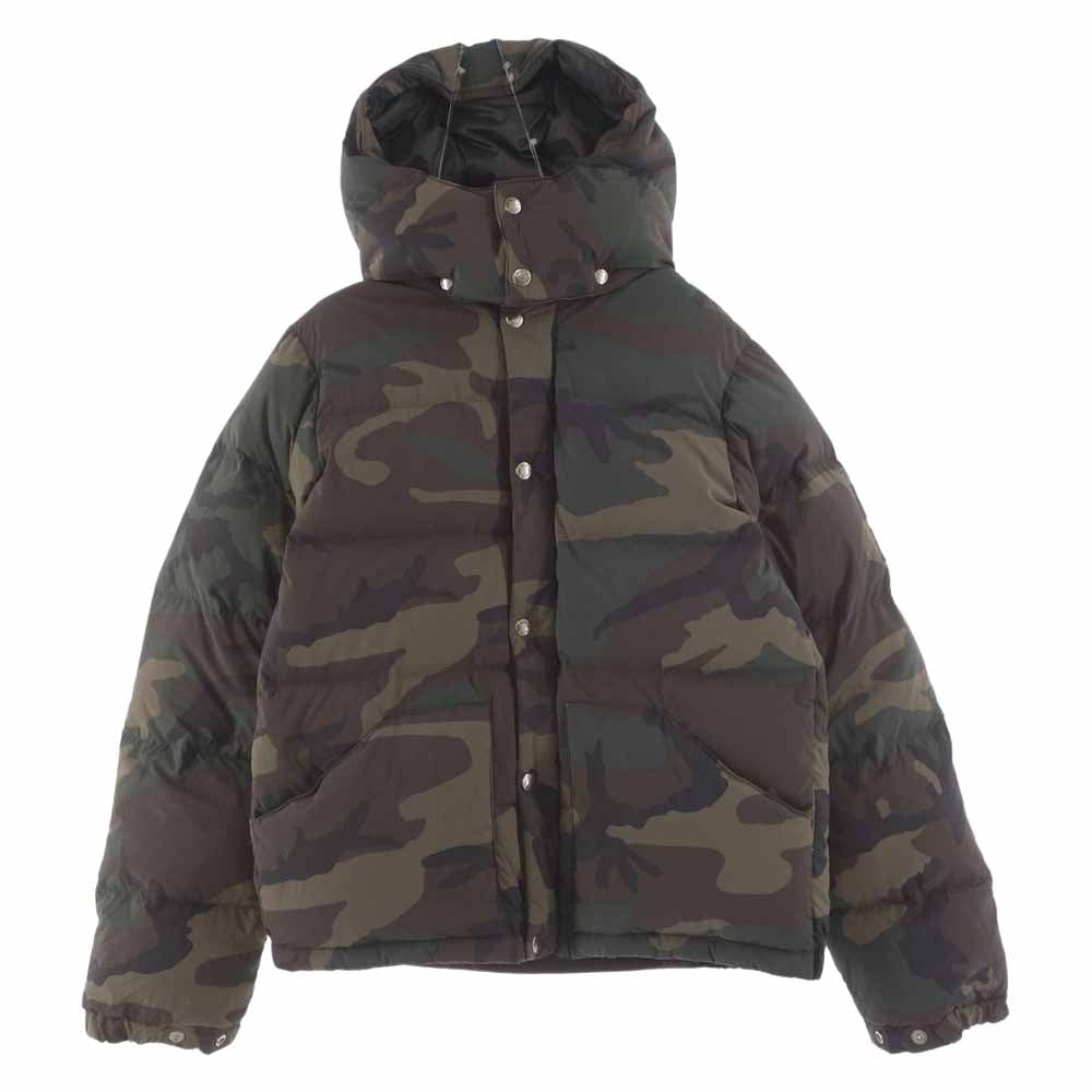THE NORTH FACE ノースフェイス ND91421 NOVELTY CAMP SIERRA SHORT ノベルティ キャンプ シエラ ショート ダウン ジャケット  カーキ系 迷彩 M【中古】