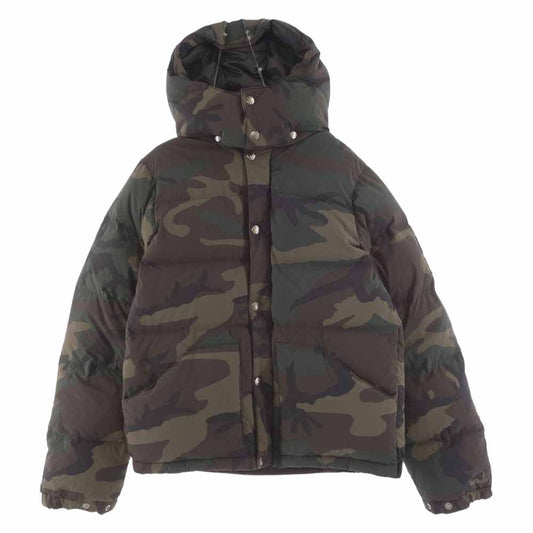 THE NORTH FACE ノースフェイス ND91421 NOVELTY CAMP SIERRA SHORT ノベルティ キャンプ シエラ ショート ダウン ジャケット  カーキ系 迷彩 M【中古】