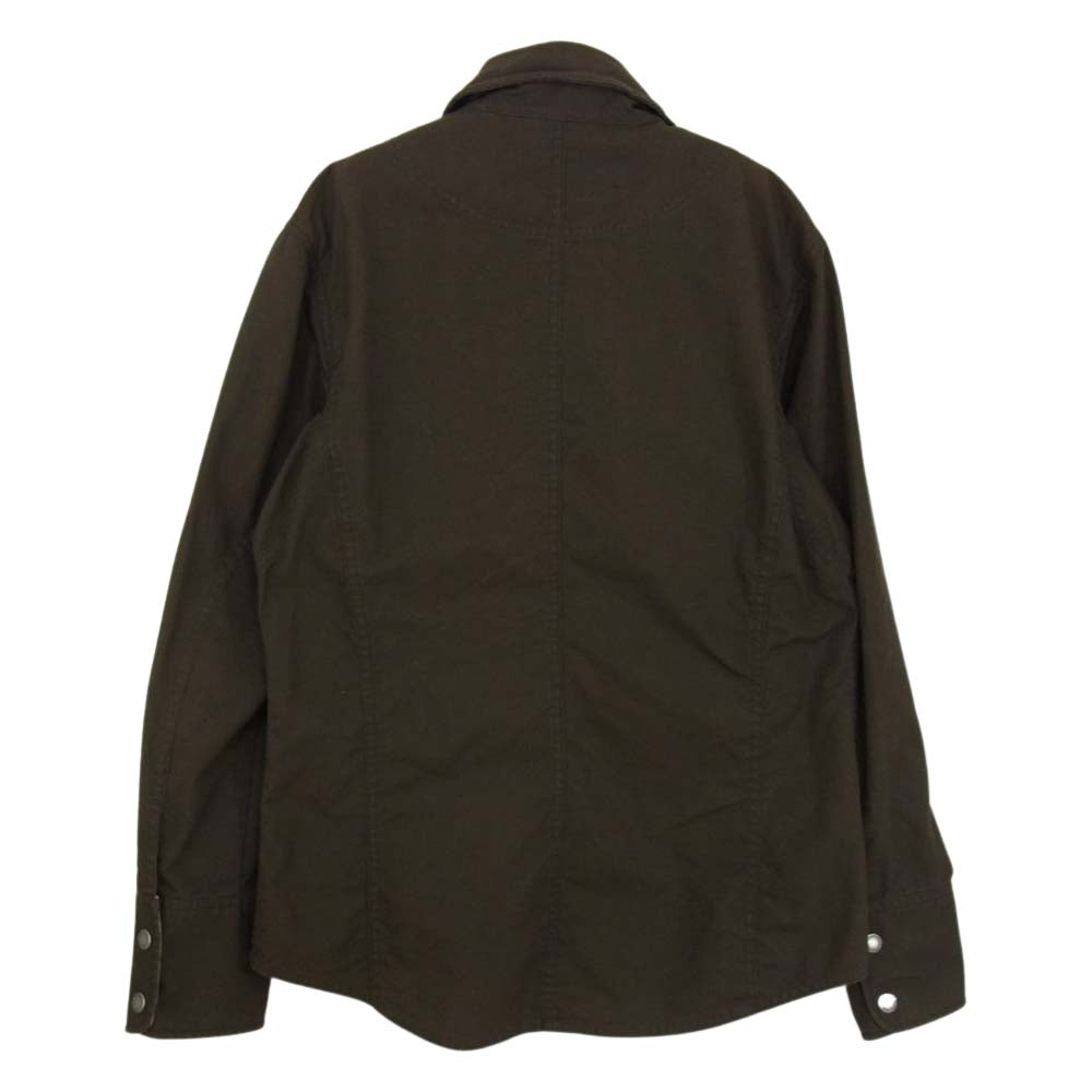 BURBERRY BLACK LABEL バーバリーブラックレーベル BMP26-220-58 国内正規品 ミリタリー ジャケット ブラウン系 ダークブラウン系 M【中古】
