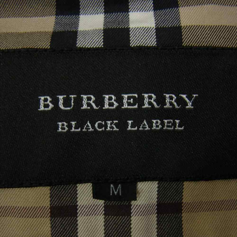 BURBERRY BLACK LABEL バーバリーブラックレーベル BMP26-220-58 国内正規品 ミリタリー ジャケット ブラウン系 ダークブラウン系 M【中古】