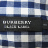 BURBERRY BLACK LABEL バーバリーブラックレーベル D1M20-410-26 国内正規品 胸ロゴ刺繍 ポケット付き ギンガムチェック シャツ ブルー系 2【中古】