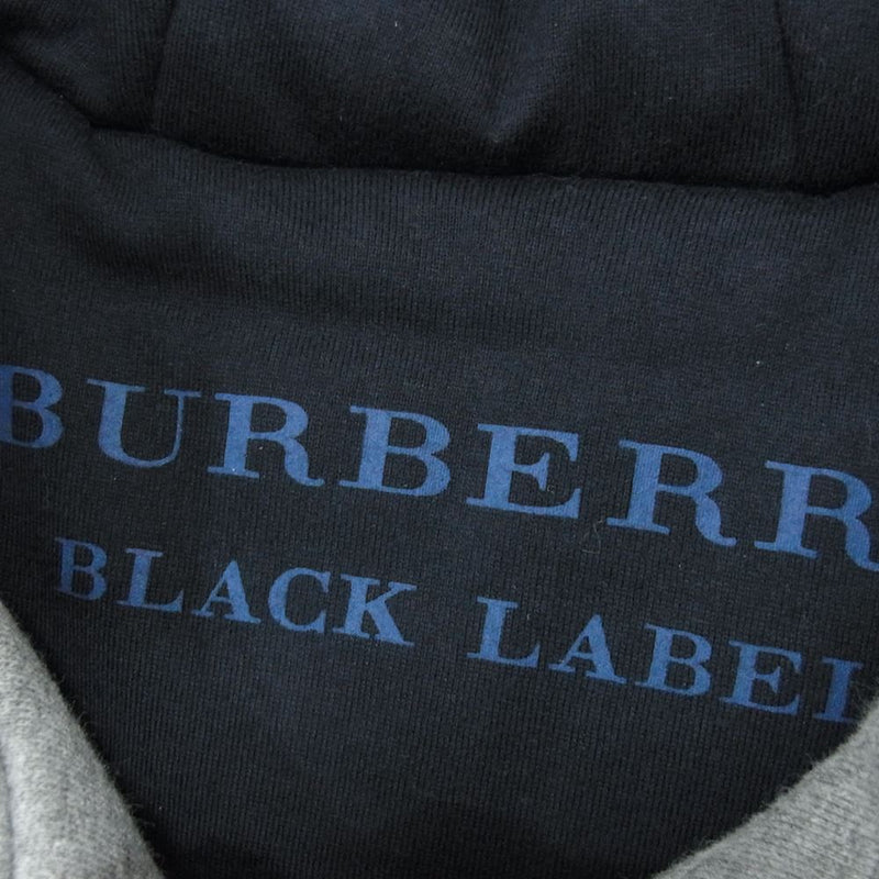 BURBERRY BLACK LABEL バーバリーブラックレーベル D1P10-419-04 国内正規品 中綿 フード付き ベスト グレー系 2【中古】