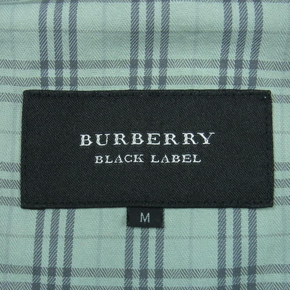 BURBERRY BLACK LABEL バーバリーブラックレーベル D1F09-108-24 国内正規品 ジップ パーカー ジャケット ライトブルー系 M【中古】