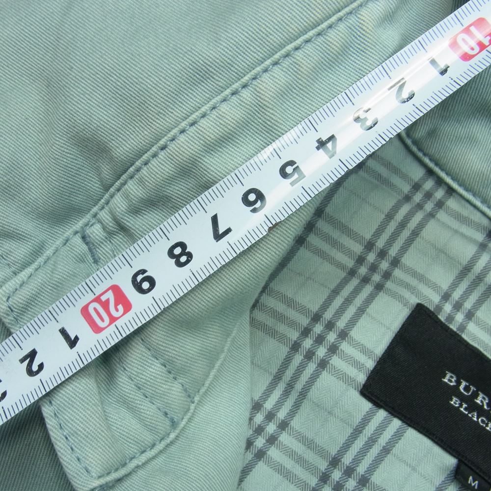 BURBERRY BLACK LABEL バーバリーブラックレーベル D1F09-108-24 国内正規品 ジップ パーカー ジャケット ライトブルー系 M【中古】