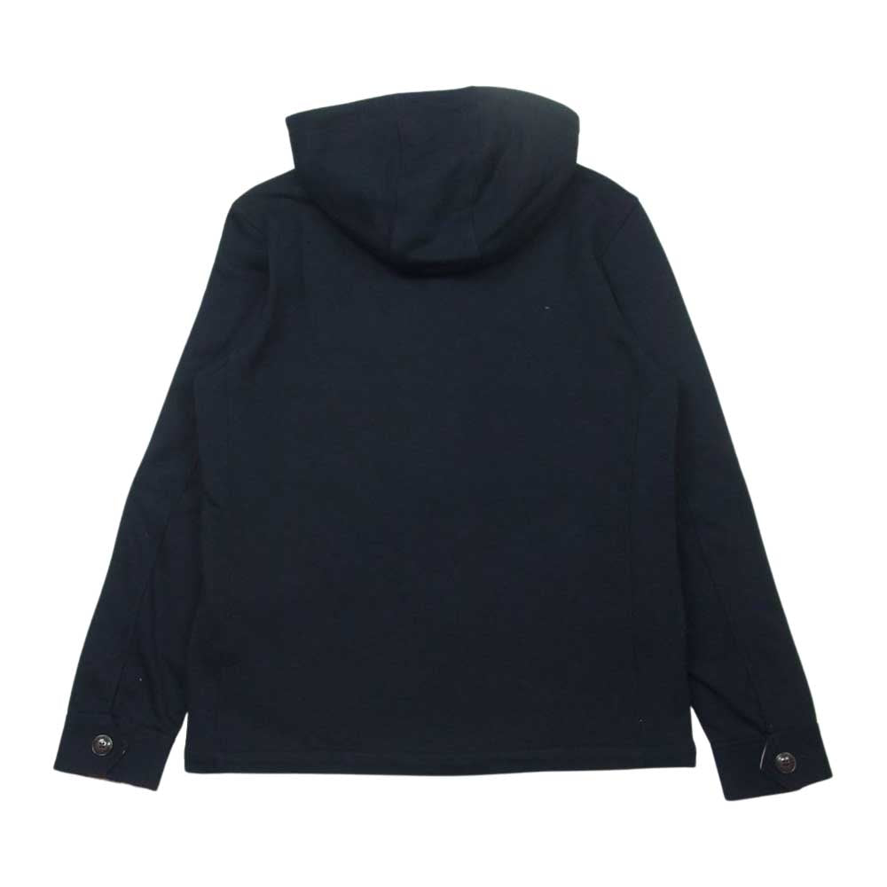 BURBERRY BLACK LABEL バーバリーブラックレーベル D1P20-429-29 国内正規品 胸ホース刺繍 フード付き 裏地チェック ジャケット ダークネイビー系 2【中古】