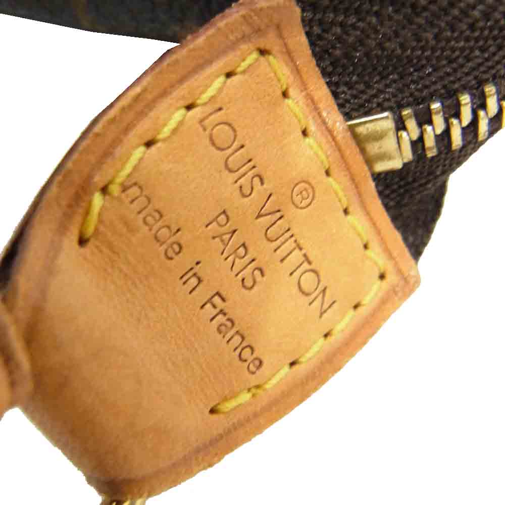LOUIS VUITTON ルイ・ヴィトン M51980 モノグラム ポシェット アクセソワール ハンドバッグ ポーチ ブラウン系【中古】