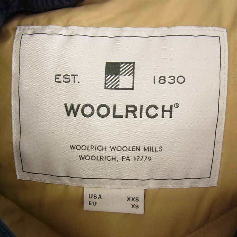WOOLRICH ウールリッチ ARCTIC PARKA アークティック パーカー ダウン ジャケット ネイビー系 XS【中古】