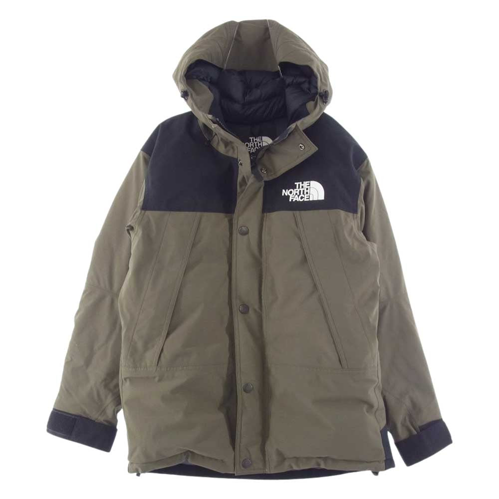 THE NORTH FACE ノースフェイス ND91930 Mountain Down Jacket マウンテン ダウン ジャケット カーキ系 XS【中古】