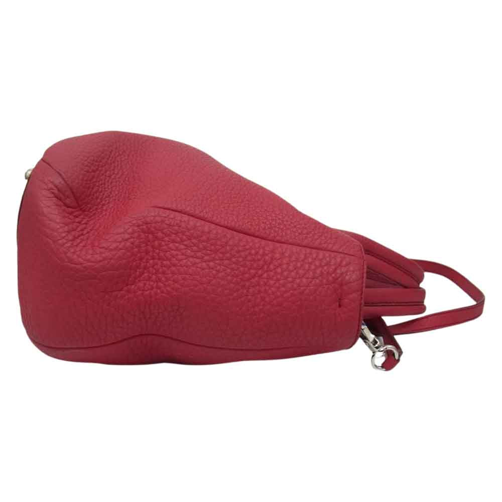 TOD’S トッズ レザー トートバッグ ハンドバッグ ショルダーバッグ レッド系【中古】