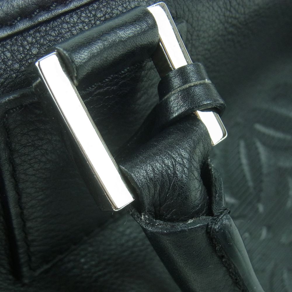 CELINE セリーヌ アマゾナ 28 レザー ハンド バッグ ブラック系【中古】