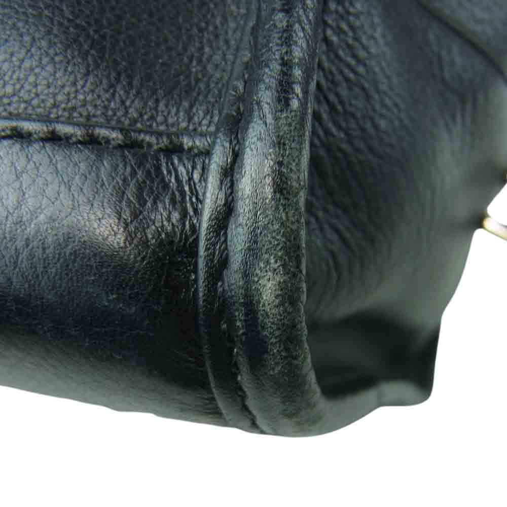 CELINE セリーヌ アマゾナ 28 レザー ハンド バッグ ブラック系【中古】
