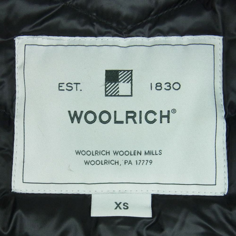 WOOLRICH ウールリッチ WWCPS2807 BOW BRIDGE COAT ボウブリッジ ダウン コート 中国製 ブラック系 XS【中古】