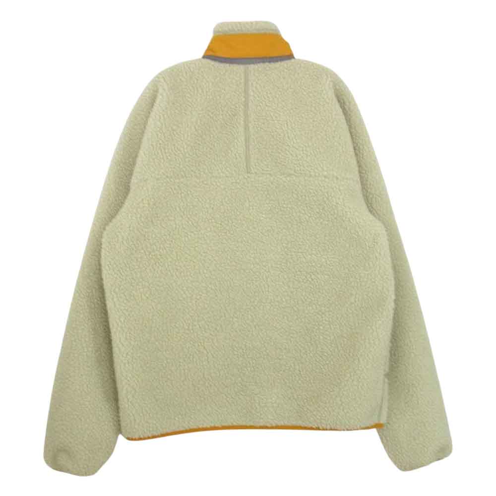 patagonia パタゴニア 19AW 23056 Classic Retro-X Jaket クラシック レトロ X フリース ジャケット オフホワイト系 S【中古】