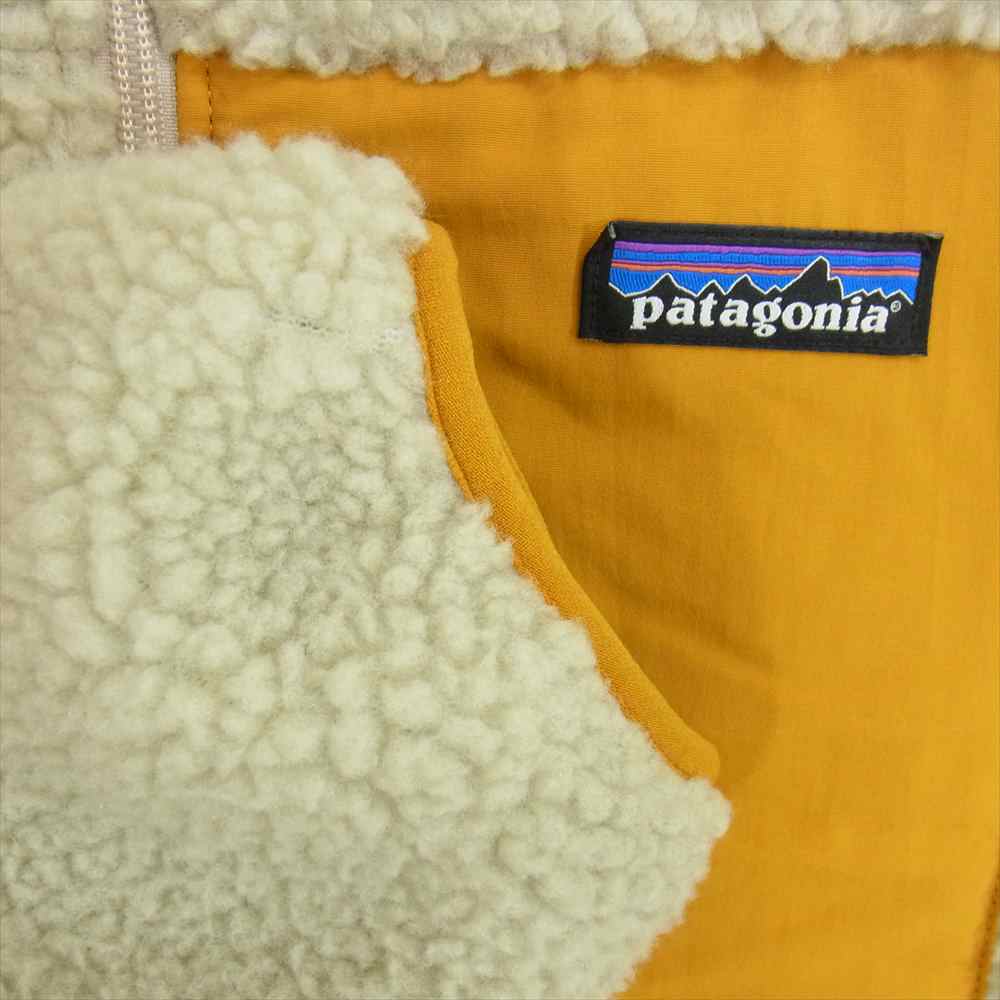 patagonia パタゴニア 19AW 23056 Classic Retro-X Jaket クラシック レトロ X フリース ジャケット オフホワイト系 S【中古】