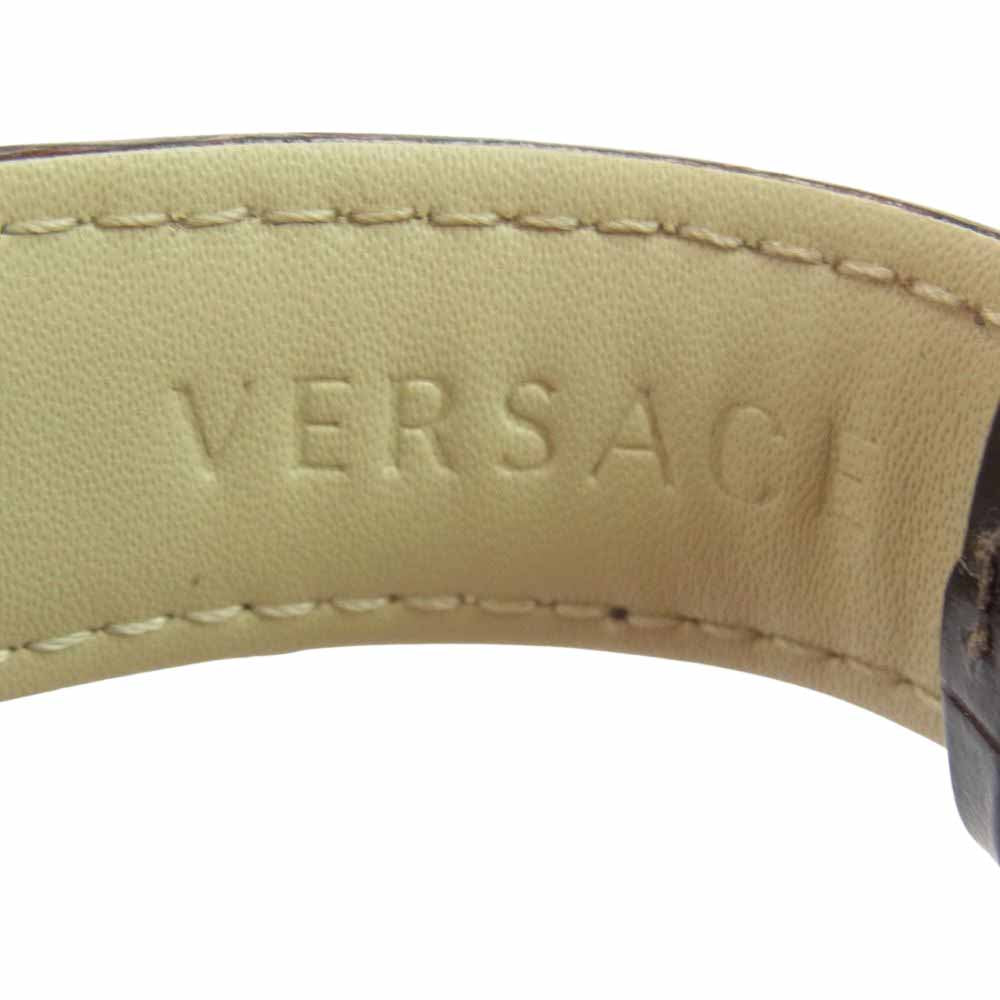 VERSACE ヴェルサーチ VEDB00318 V-RAY クロノグラフ クォーツ 腕時計 ブラック系 ゴールド系【中古】