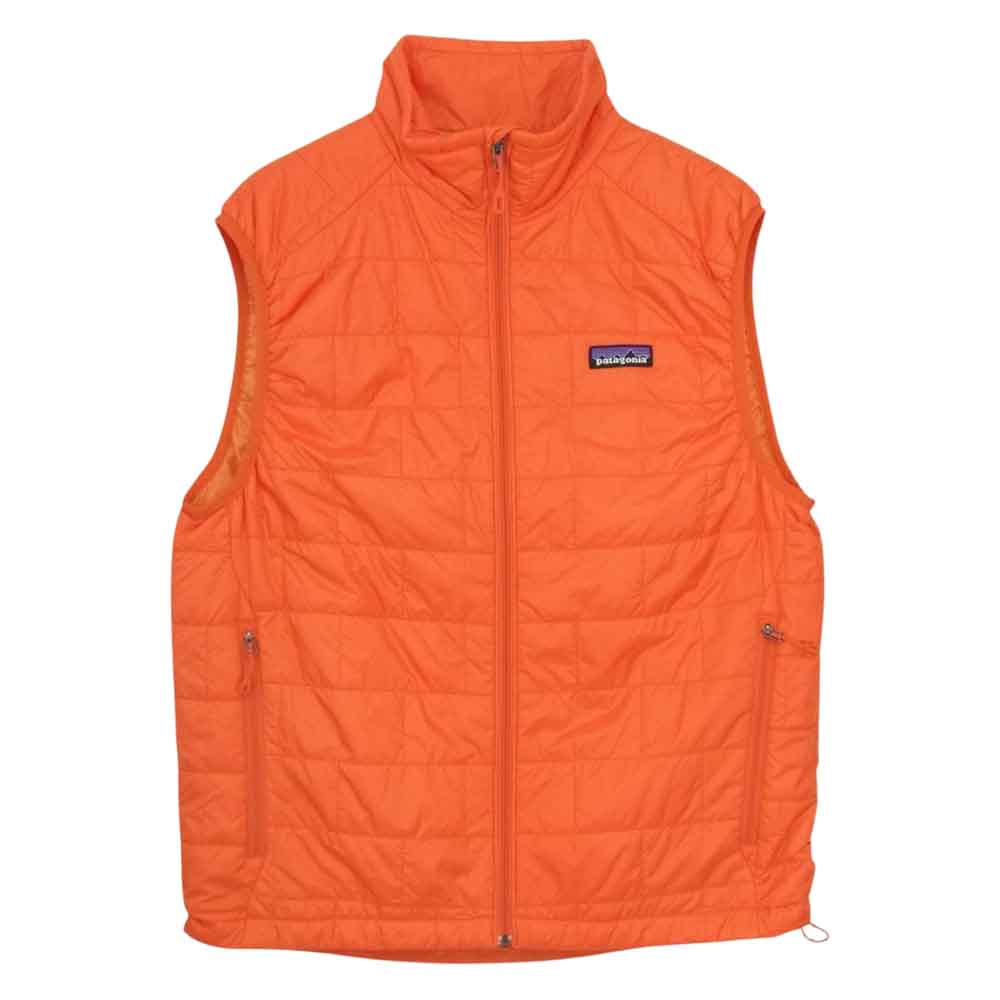 patagonia パタゴニア 12AW 84240 12年製 NANO PUFF VEST ナノ パフ ベスト 中綿 ベスト オレンジ系 S【中古】