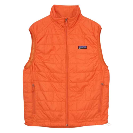 patagonia パタゴニア 12AW 84240 12年製 NANO PUFF VEST ナノ パフ ベスト 中綿 ベスト オレンジ系 S【中古】