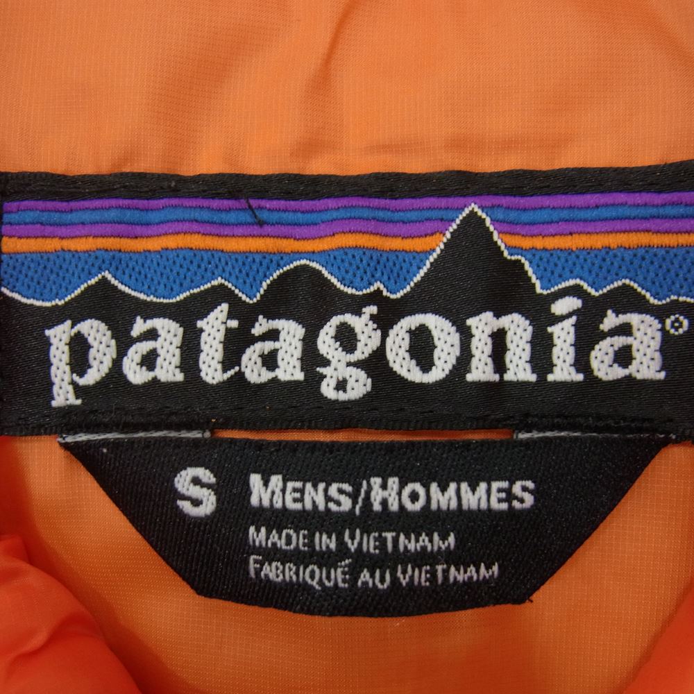 patagonia パタゴニア 12AW 84240 12年製 NANO PUFF VEST ナノ パフ ベスト 中綿 ベスト オレンジ系 S【中古】
