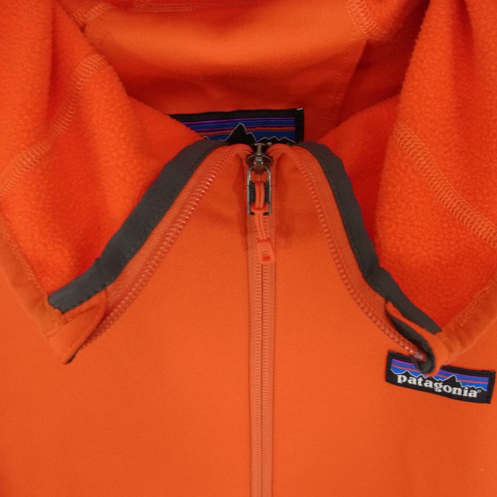 patagonia パタゴニア 17AW 23790 17年製 POLARTEC CROSSTREK HOODIE クロストレック フーディ ジップ パーカー フリース ジャケット オレンジ系 S【中古】