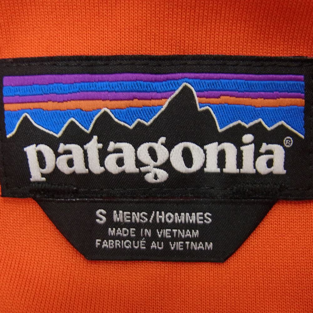 patagonia パタゴニア 17AW 23790 17年製 POLARTEC CROSSTREK HOODIE クロストレック フーディ ジップ パーカー フリース ジャケット オレンジ系 S【中古】