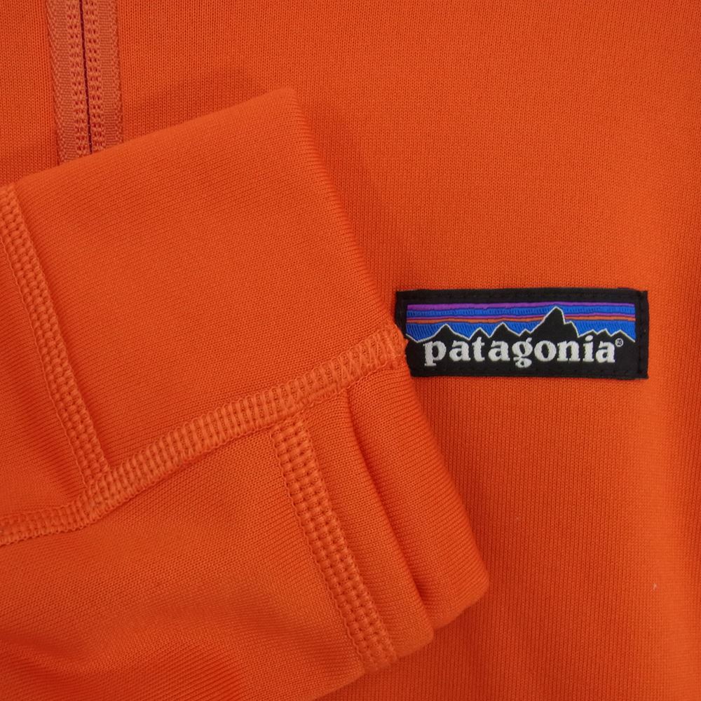 patagonia パタゴニア 17AW 23790 17年製 POLARTEC CROSSTREK HOODIE クロストレック フーディ ジップ パーカー フリース ジャケット オレンジ系 S【中古】