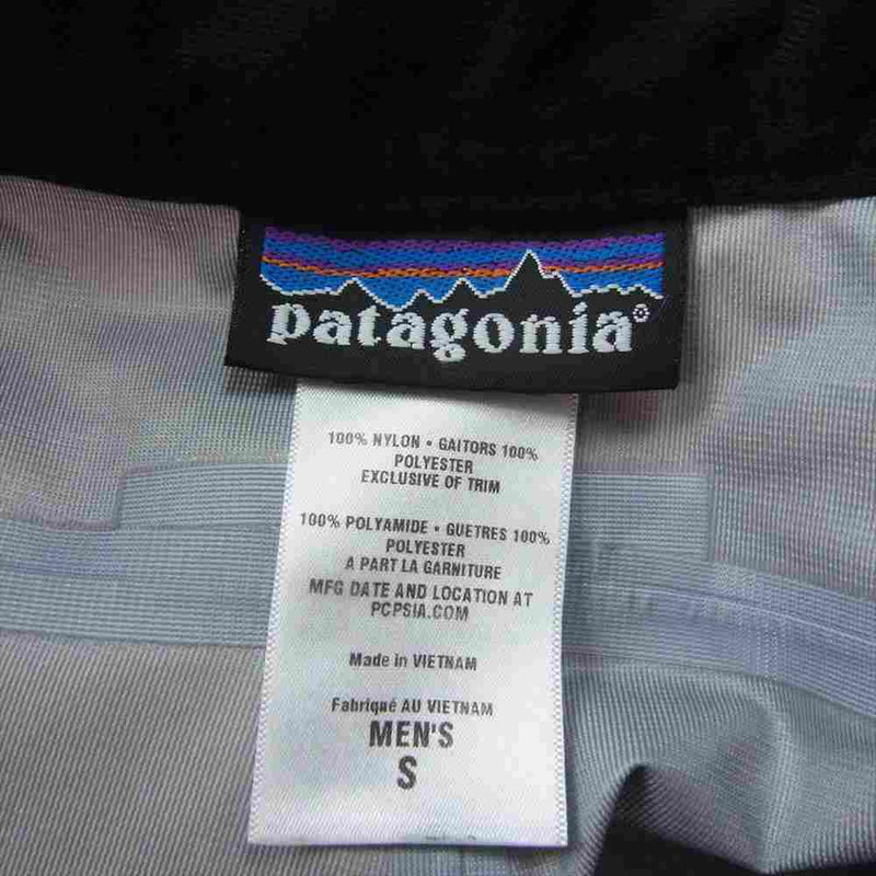 patagonia パタゴニア 11AW 31615 11年製 Primo Pants 3L プリモ パンツ ゴアテックス ブラック系 S【中古】