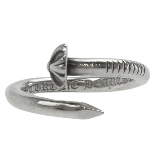 CHROME HEARTS クロムハーツ（原本無） NAIL CRSBALL クロスボール ネイル リング シルバー系【中古】