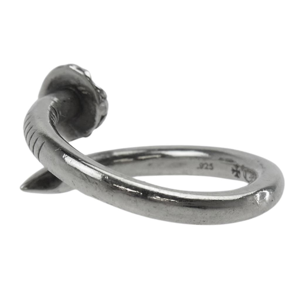 CHROME HEARTS クロムハーツ（原本無） NAIL CRSBALL クロスボール ネイル リング シルバー系【中古】