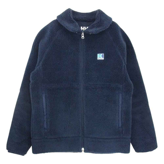 ヘリー ハンセン HE51758 FIBERPILE JACKET ファイバー パイル ジャケット フリース ネイビー系 M【中古】