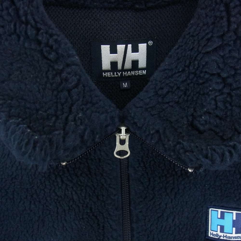 ヘリー ハンセン HE51758 FIBERPILE JACKET ファイバー パイル ジャケット フリース ネイビー系 M【中古】