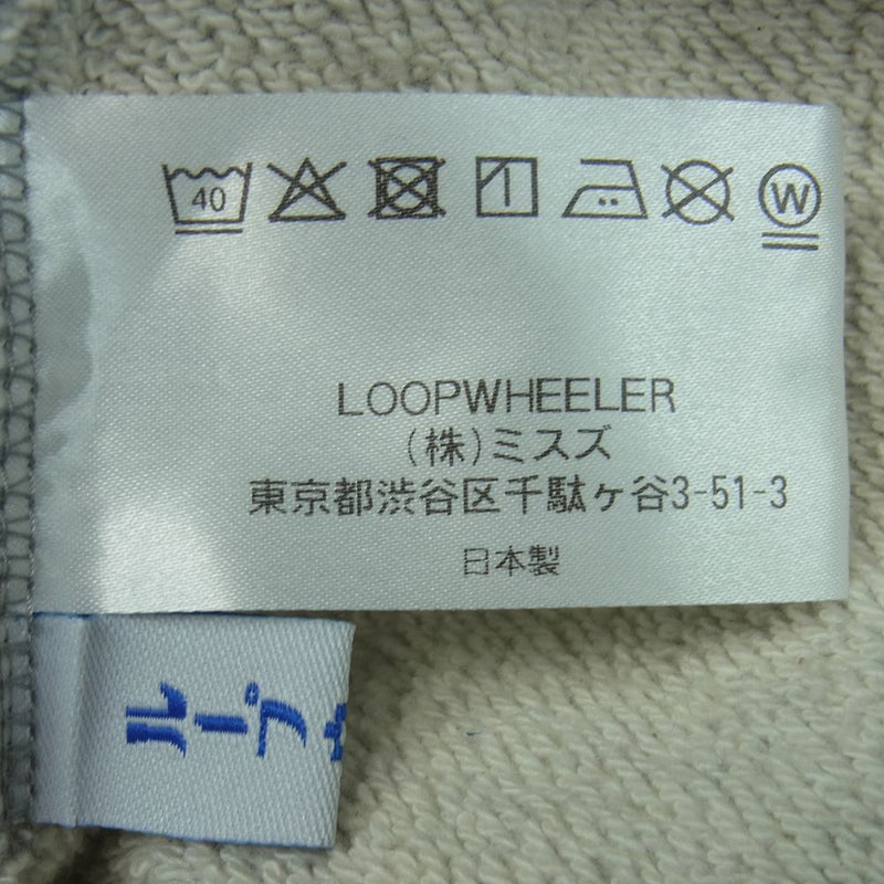 LOOPWHEELER ループウィラー BEAMS PLUS ビームス プラス スリム スウェット パンツ 日本製 グレー系 S【中古】