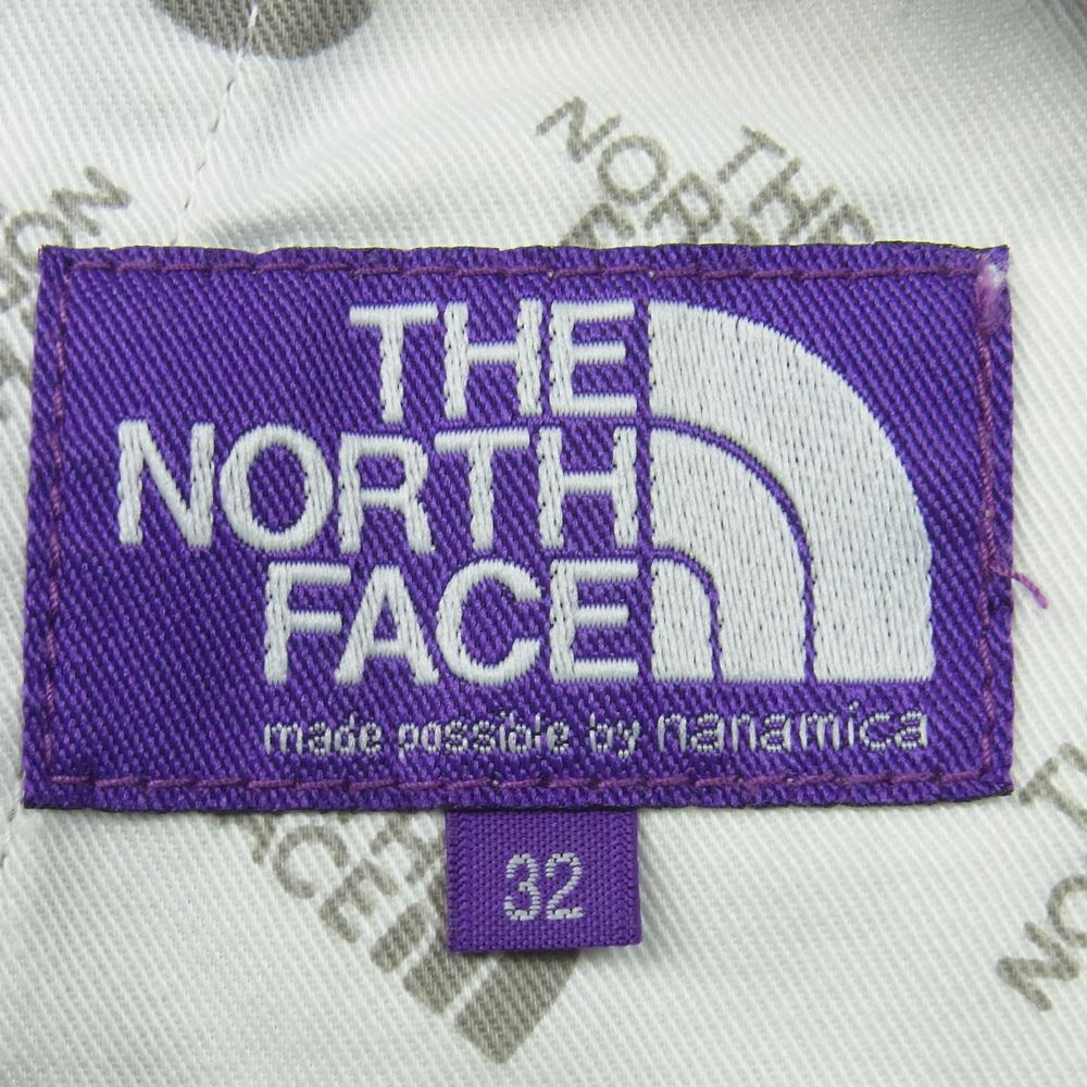 THE NORTH FACE ノースフェイス NT5904N PURPLE LABEL パープルレーベル Stretch Twill Tapered Pants ストレッチ ツイル テーパード パンツ ベージュ系 32【中古】