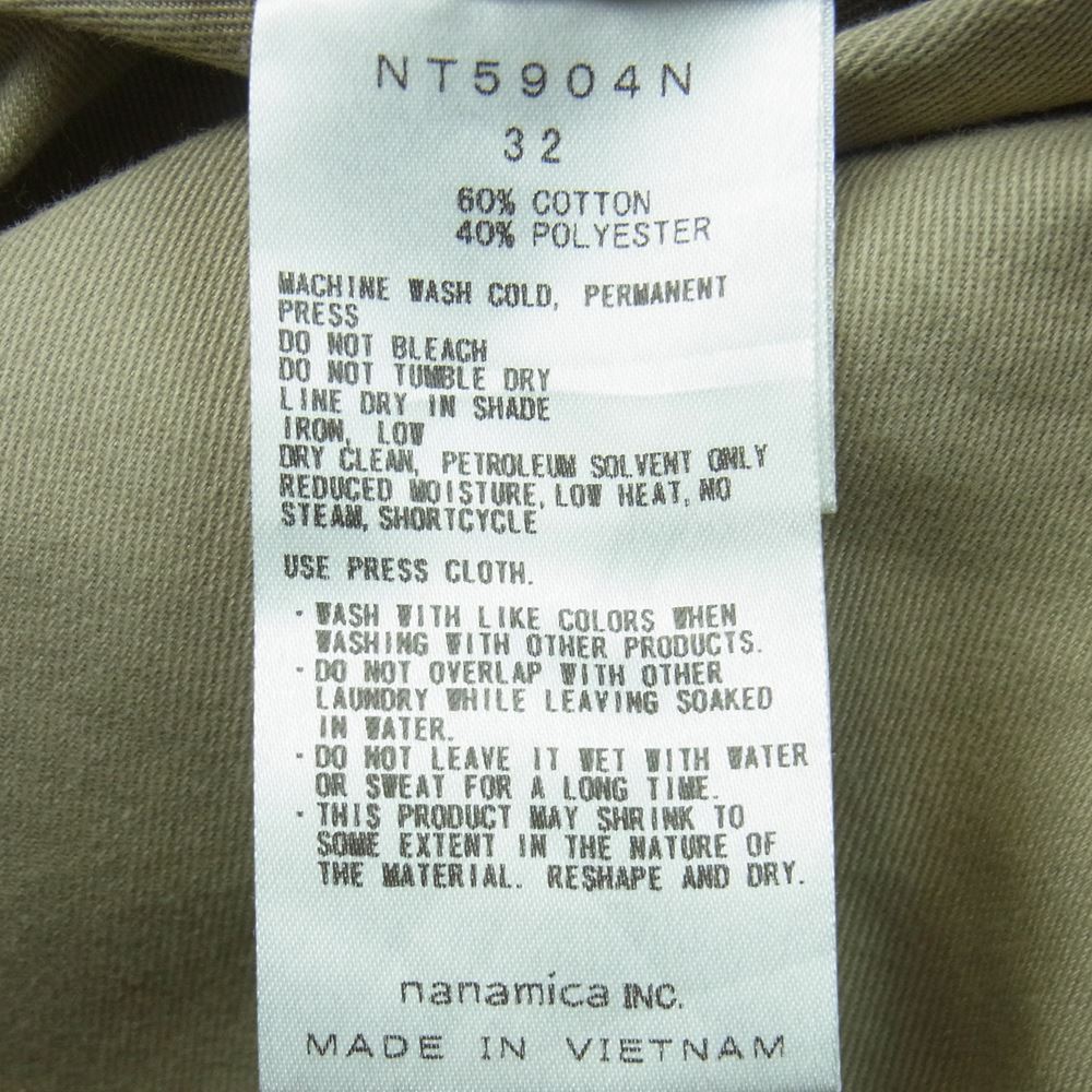 THE NORTH FACE ノースフェイス NT5904N PURPLE LABEL パープルレーベル Stretch Twill Tapered Pants ストレッチ ツイル テーパード パンツ ベージュ系 32【中古】