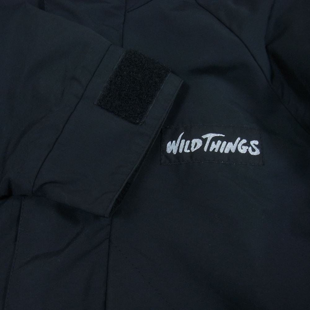 WILDTHINGS ワイルドシングス USA製 ナイロン ジャケット ブラック系 L【中古】