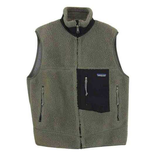 patagonia パタゴニア 98AW 23044 98年 USA製 RETRO X VEST レトロX ベスト カーキ系 M【中古】