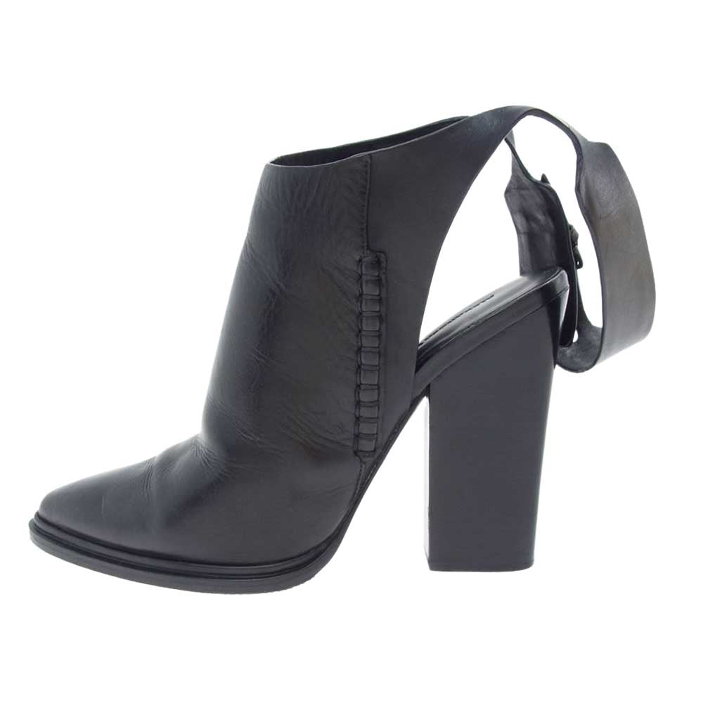 Alexander Wang アレキサンダーワン レザー ポインテッドトゥ ヒール パンプス ブラック系 35【中古】