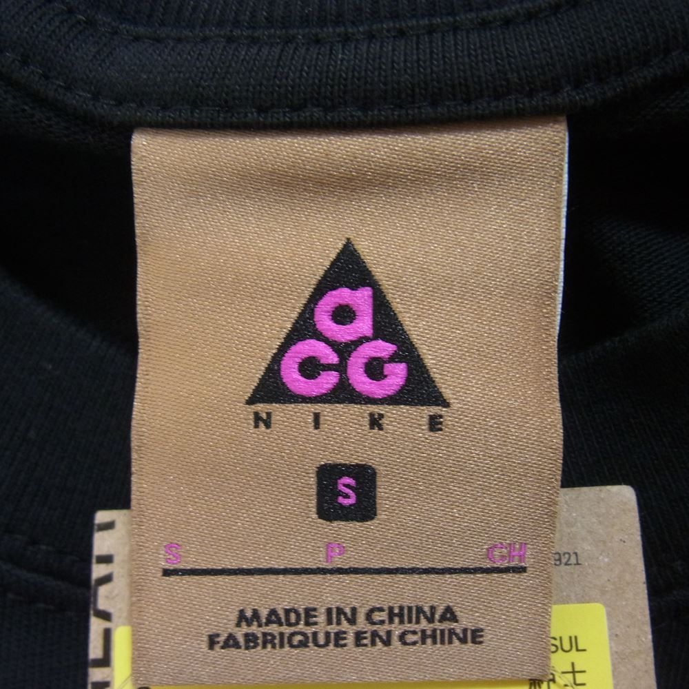NIKE ナイキ BV8351-011 NIKELAB ACG TEE GX 3D LOGO TEE ロゴ Tシャツ ブラック ブラック系 ブルー系 S【新古品】【未使用】【中古】
