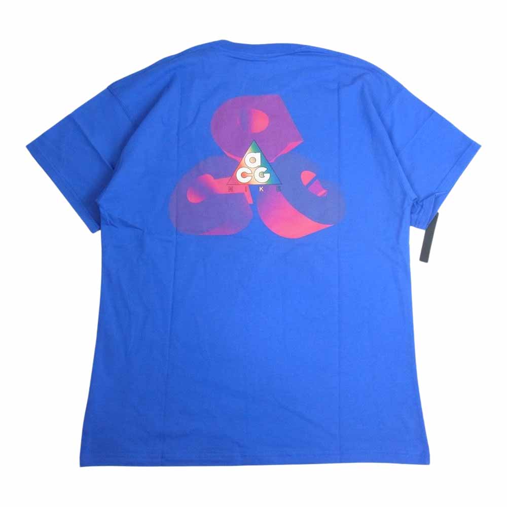 NIKE ナイキ BV8351-480 NIKELAB ACG 3D LOGO GAME ROYAL ロゴ ゲーム ロイヤル Tシャツ ブルー ブルー系 S【新古品】【未使用】【中古】